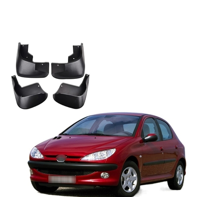 4Pcs EVA Car Fender Mud Flaps Front Rear Mudflaps Mud Splash Guards Mud Flaps For Peugeot 206 1998-2012